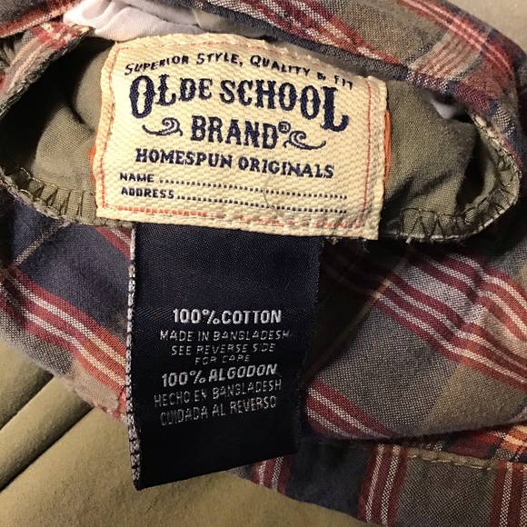 Olde School Brand Flat Front Shorts Reversible - Picture 4 of 7